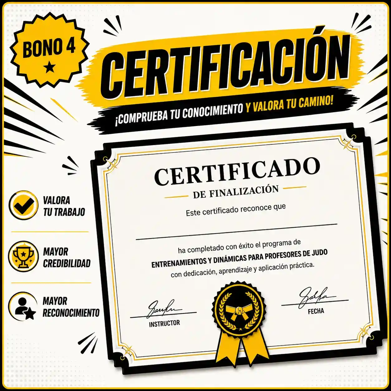Bono 4 — Certificación